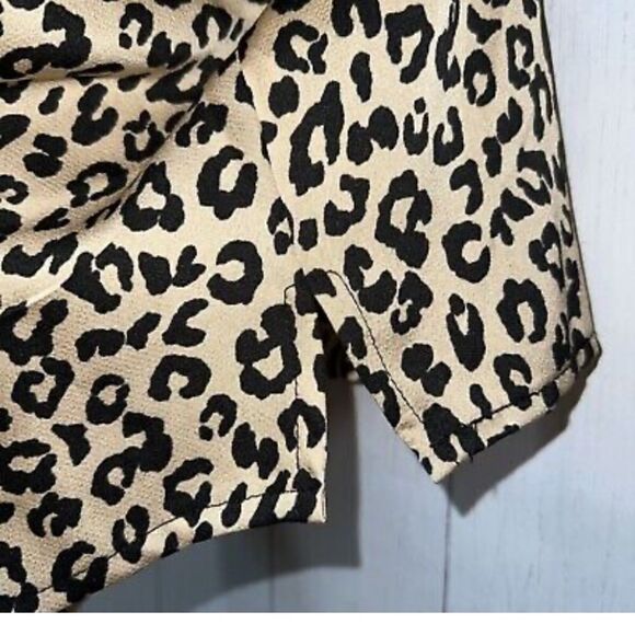 Forever 21 Cheetah Leopard Cropped Strappy Tank Spaghetti Strap Small S - Picture 9 of 9